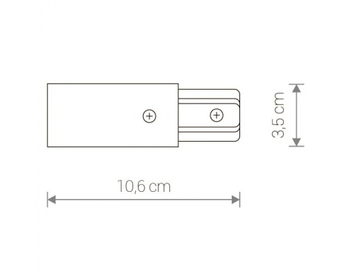 Питание боковое Profile Power End Cap 9463 Nowodvorski