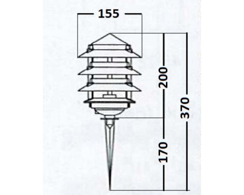 Грунтовый светильник 12622 Bl Oasis Light Грунтовый светильник 12622 Bl Oasis Light