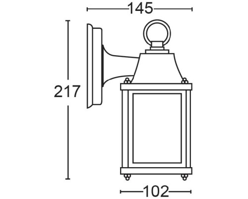 Настенный фонарь уличный FRANKFURT 15806 Gb Oasis Light Настенный фонарь уличный FRANKFURT 15806 Gb Oasis Light