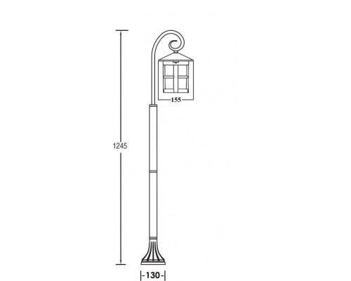Наземный фонарь CORDOBA 15806/18 Gb Oasis Light