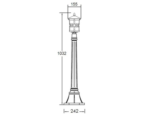 Наземный фонарь FRANKFURT 15857 Gb Oasis Light Наземный фонарь FRANKFURT 15857 Gb Oasis Light