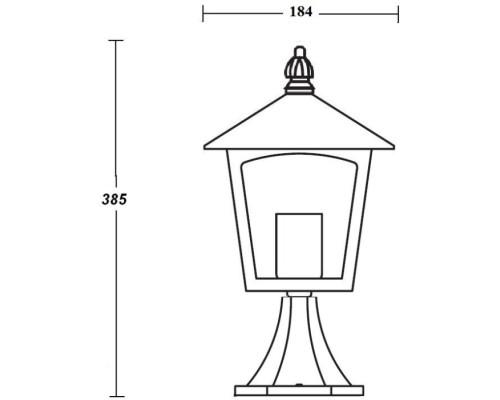 Наземный фонарь 15904 Gb Oasis Light Наземный фонарь 15904 Gb Oasis Light