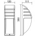 Настенный светильник уличный SIDNEY 1836 Gr Oasis Light