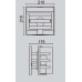 Настенный светильник уличный 1838L Gr Oasis Light