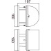 Настенный светильник уличный SIDNEY 1838S Gr Oasis Light