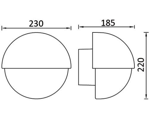 Настенный светильник уличный GEOMETRY 1842 Gr Oasis Light Настенный светильник уличный GEOMETRY 1842 Gr Oasis Light