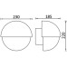 Настенный светильник уличный GEOMETRY 1842 Gr Oasis Light