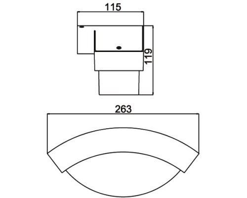 Настенный светильник уличный GEOMETRY 2146 Bl Oasis Light Настенный светильник уличный GEOMETRY 2146 Bl Oasis Light