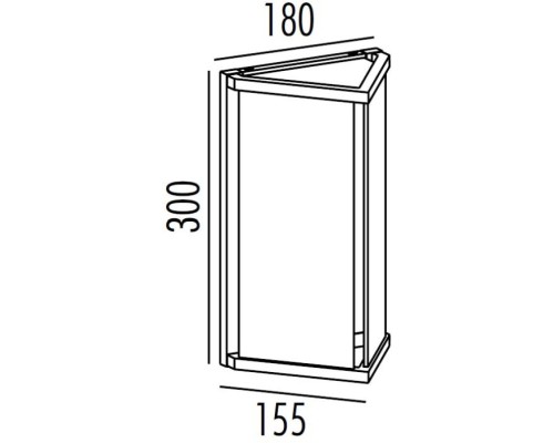 Настенный светильник уличный UNITE 2693 Bl Oasis Light Настенный светильник уличный UNITE 2693 Bl Oasis Light