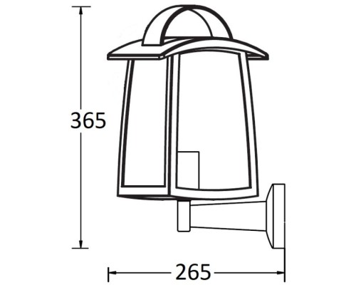 Настенный фонарь уличный UNITE 2736 012Cl Bl Oasis Light Настенный фонарь уличный UNITE 2736 012Cl Bl Oasis Light