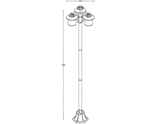 Наземный фонарь CATE 32642AF R Oasis Light Наземный фонарь CATE 32642AF R Oasis Light