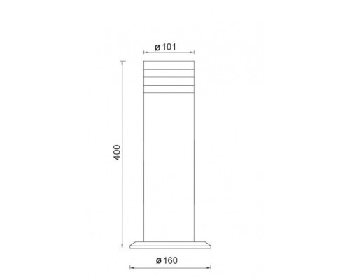 Наземный светильник 6048 Gr Oasis Light Наземный светильник 6048 Gr Oasis Light