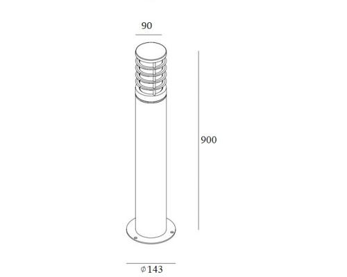 Наземный светильник 61833-900 Cb Oasis Light Наземный светильник 61833-900 Cb Oasis Light