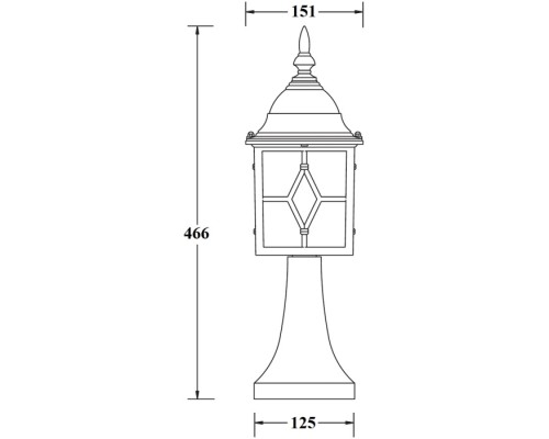 Наземный фонарь TALLIN 1L 64304 Gb Oasis Light Наземный фонарь TALLIN 1L 64304 Gb Oasis Light
