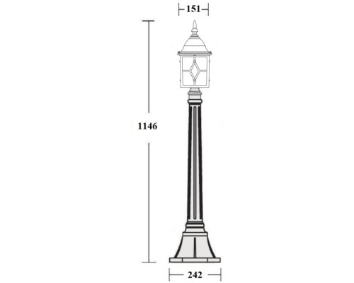 Наземный фонарь TALLIN 1L 64307 Gb Oasis Light Наземный фонарь TALLIN 1L 64307 Gb Oasis Light