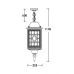 Уличный светильник подвесной 64805L R Oasis Light