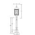 Наземный фонарь LONDON L 64807L Е10 Bl Oasis Light