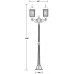 Наземный фонарь LONDON L 64808LA Bl Oasis Light