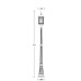Наземный фонарь LONDON L 64809L Bl Oasis Light