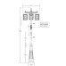 Наземный фонарь LONDON L 64810LB/A2/09 DOWN Bl Oasis Light