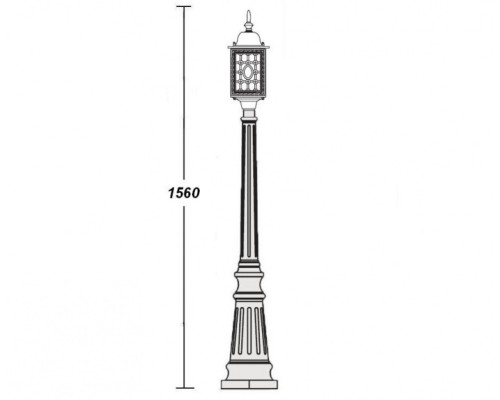 Наземный фонарь 64811S Bl Oasis Light Наземный фонарь 64811S Bl Oasis Light