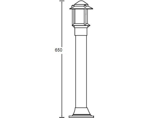 Наземный фонарь BRISBANE 67220-650 Bl Oasis Light Наземный фонарь BRISBANE 67220-650 Bl Oasis Light