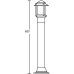 Наземный фонарь BRISBANE 67220-650 Bl Oasis Light