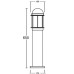 Наземный фонарь BRISBANE 67222-650 Bl Oasis Light
