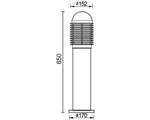 Наземный фонарь BRISBANE 67225-650 Bl Oasis Light Наземный фонарь BRISBANE 67225-650 Bl Oasis Light