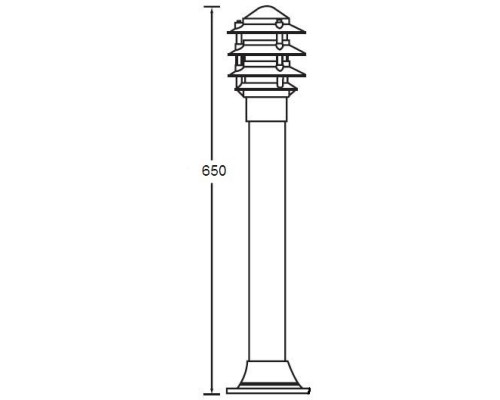 Наземный фонарь BRISBANE 67320-650 Bl Oasis Light Наземный фонарь BRISBANE 67320-650 Bl Oasis Light
