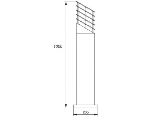 Наземный фонарь BRISBANE 67323-1000 Bl Oasis Light Наземный фонарь BRISBANE 67323-1000 Bl Oasis Light