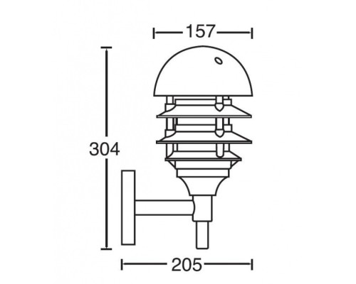 Настенный фонарь уличный 67324 Bl Oasis Light Настенный фонарь уличный 67324 Bl Oasis Light