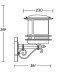 Настенный фонарь уличный TOKIO 68301/02 Bl opal Oasis Light