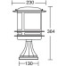 Наземный фонарь TOKIO 68304/SB2 Bl opal Oasis Light