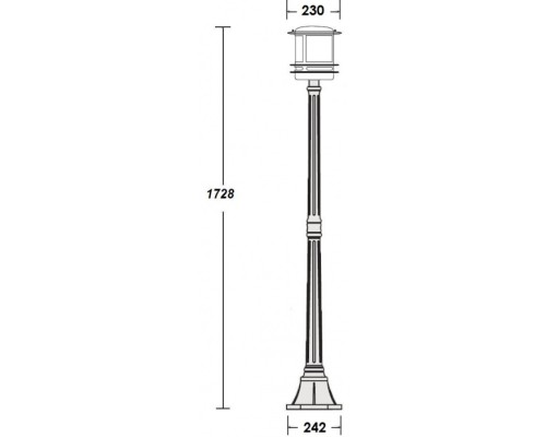 Наземный фонарь TOKIO 68308 Bl opal Oasis Light Наземный фонарь TOKIO 68308 Bl opal Oasis Light