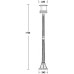 Наземный фонарь TOKIO 68308 Bl opal Oasis Light