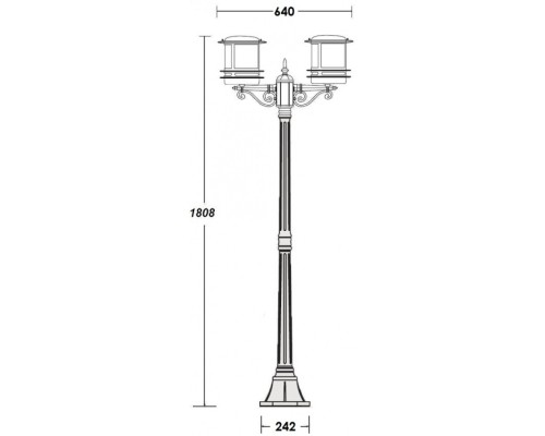 Наземный фонарь TOKIO 68308A Bl opal Oasis Light Наземный фонарь TOKIO 68308A Bl opal Oasis Light