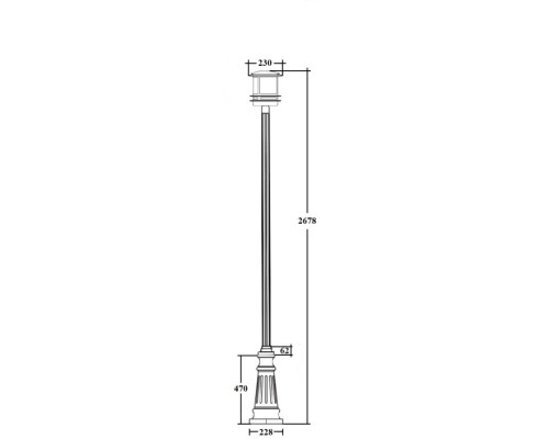 Наземный фонарь TOKIO 68310 B2 Bl opal Oasis Light Наземный фонарь TOKIO 68310 B2 Bl opal Oasis Light
