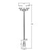 Наземный фонарь TOKIO 68310A B2 Bl opal Oasis Light