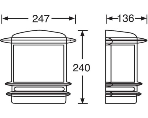 Настенный фонарь уличный TOKIO 68325 Bl opal Oasis Light Настенный фонарь уличный TOKIO 68325 Bl opal Oasis Light