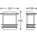 Настенный фонарь уличный TOKIO 68325 Bl opal Oasis Light