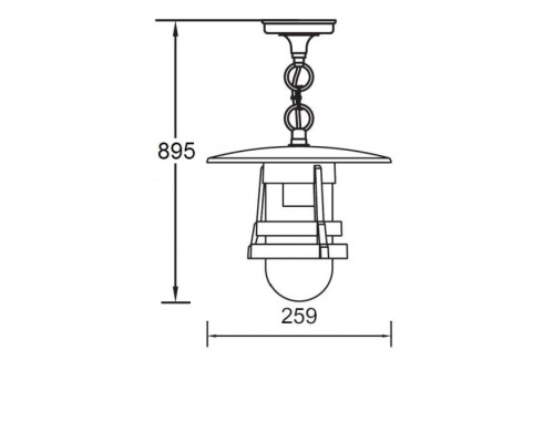 Уличный светильник подвесной 68905 Bl Oasis Light Уличный светильник подвесной 68905 Bl Oasis Light
