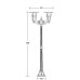 Наземный фонарь TOKIO 2 68908A Bl Oasis Light