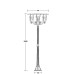 Наземный фонарь TOKIO 2 68908B Bl Oasis Light