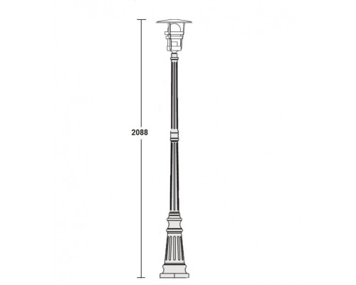 Наземный фонарь 68909 Bl Oasis Light Наземный фонарь 68909 Bl Oasis Light
