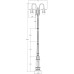 Наземный фонарь TOKIO 2 68910A 10A Е7 down Bl Oasis Light