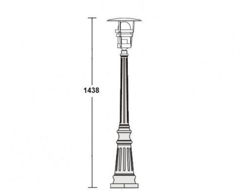 Наземный фонарь 68911 Bl Oasis Light Наземный фонарь 68911 Bl Oasis Light