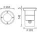 Встраиваемый светильник уличный 73202A SS Oasis Light