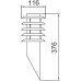 Настенный светильник уличный 75819 SS Oasis Light