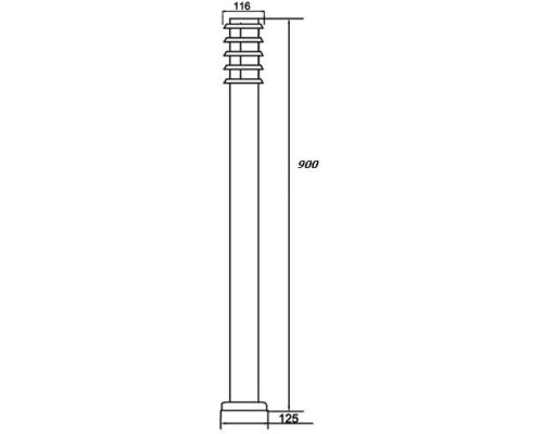 Наземный светильник  75820-900 SS Oasis Light